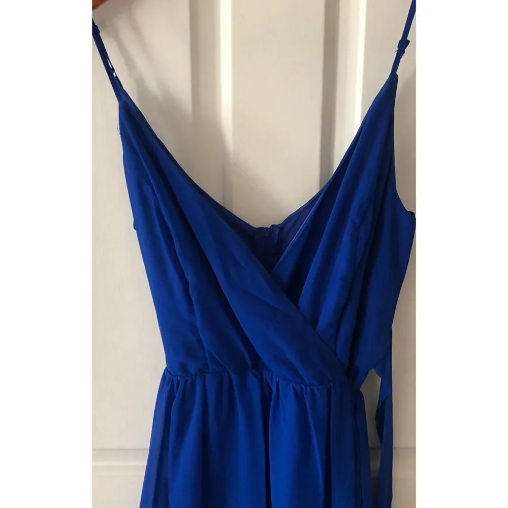 Women's Premier Amour Blue Ombre Sleeveless Maxi Dress Size 4 - Picture 5 of 15